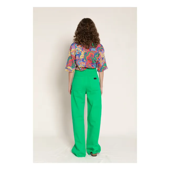 Pantalones vaqueros Loose Carolyn | Verde