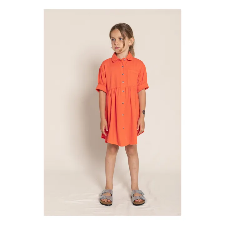 Abito a camicia Sonya | Arancione- Immagine del prodotto n°1