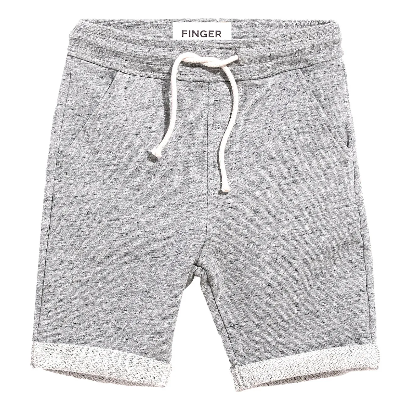 Finger In The Nose Light Grey Yard Bermuda Shorts