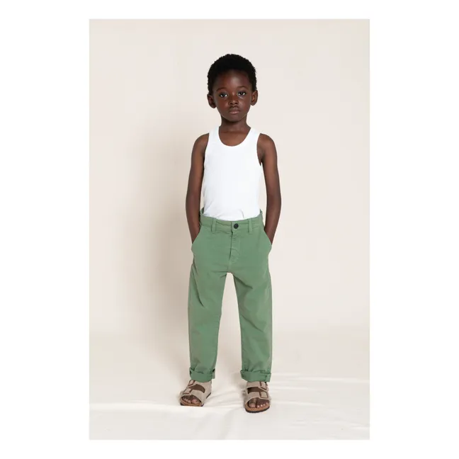 Pantalones chinos Porty | Verde Kaki