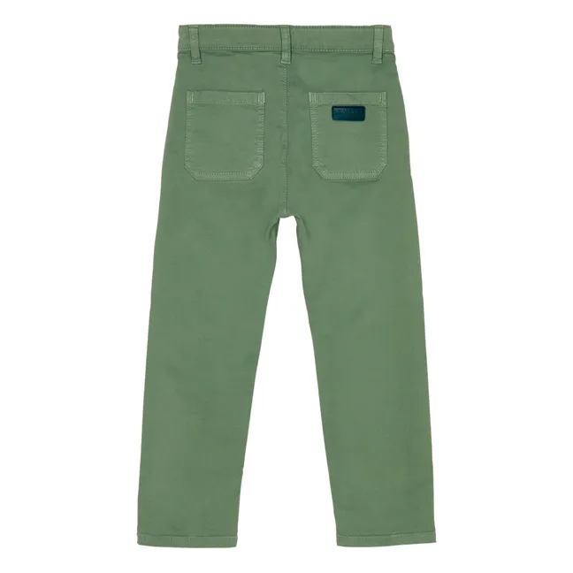 Pantaloni Chino Porty | Verde militare