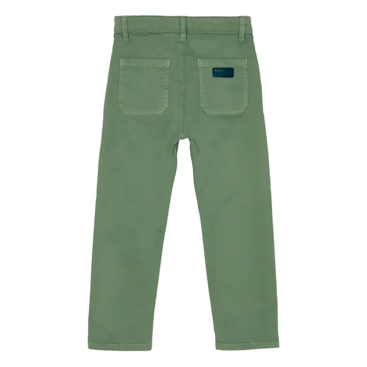 Pantalon Chino Porty | Vert kaki- Image produit n°3