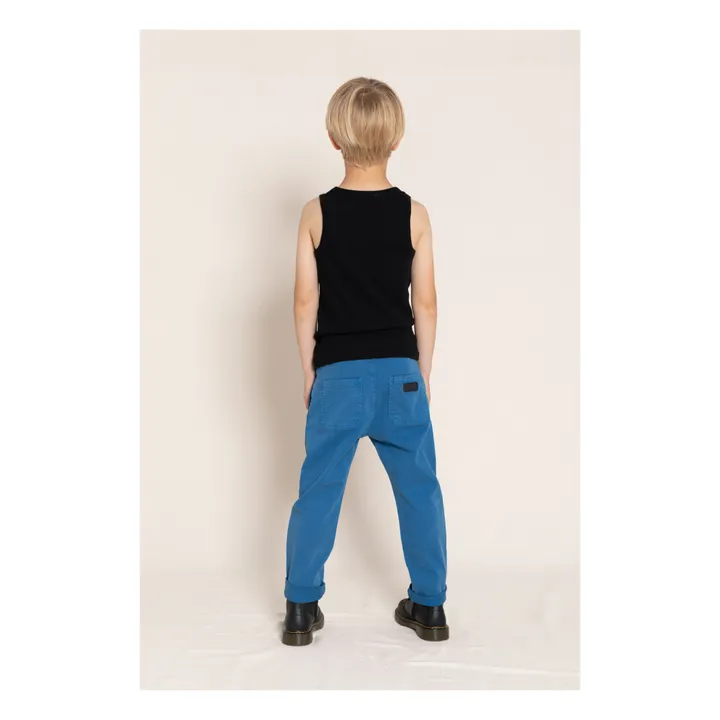 Pantalon Chino Porty | Bleu- Image produit n°2