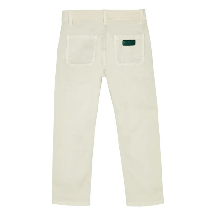 Pantalon Chino Porty | Ecru- Image produit n°3