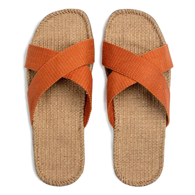 Mixed Sandals | Orange
