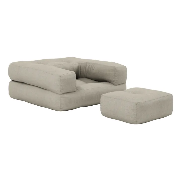 Sillón-puf infantil Cube | Lino- Imagen del producto n°0