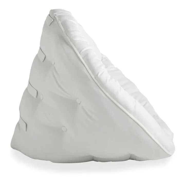 Outdoor Pouf Armchair | White- Product image n°3