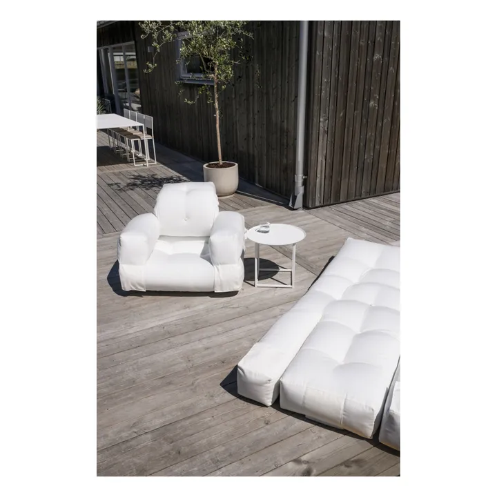 Fauteuil-pouf outdoor | Blanc- Image produit n°2