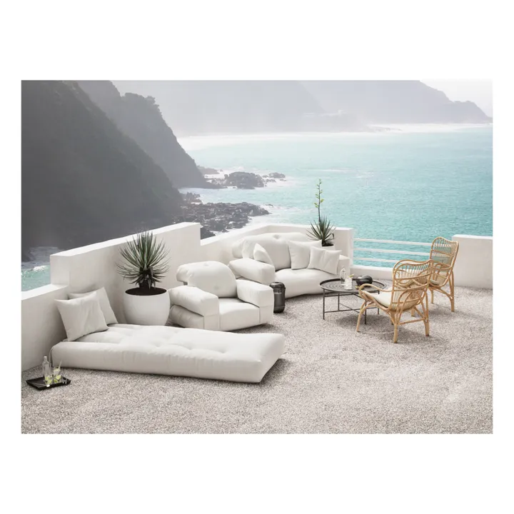 Fauteuil-pouf outdoor | Blanc- Image produit n°4