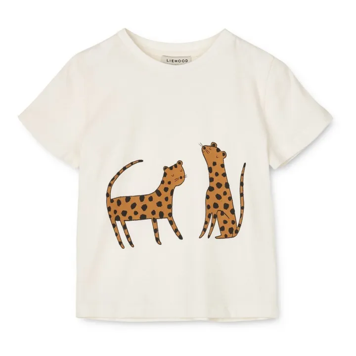 T-Shirt mit kurzen Ärmeln Bio-Baumwolle Apia | Beige- Produktbild Nr. 0