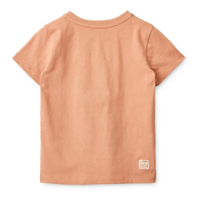 Camiseta manga corta de algodón ecológico Apia | Rosa