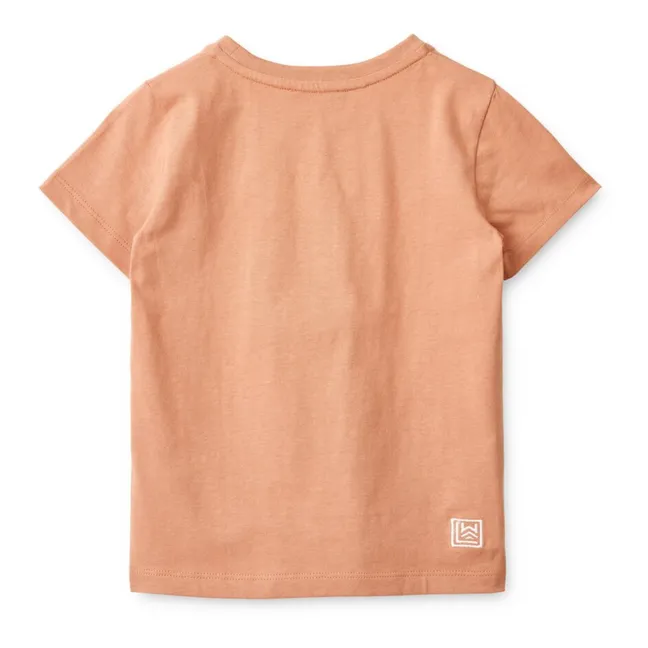 T-Shirt mit kurzen Ärmeln Bio-Baumwolle Apia | Rosa