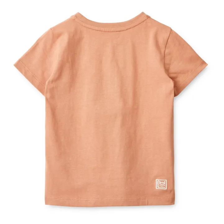 T-shirt a maniche corte in cotone organico Apia | Rosa- Immagine del prodotto n°2