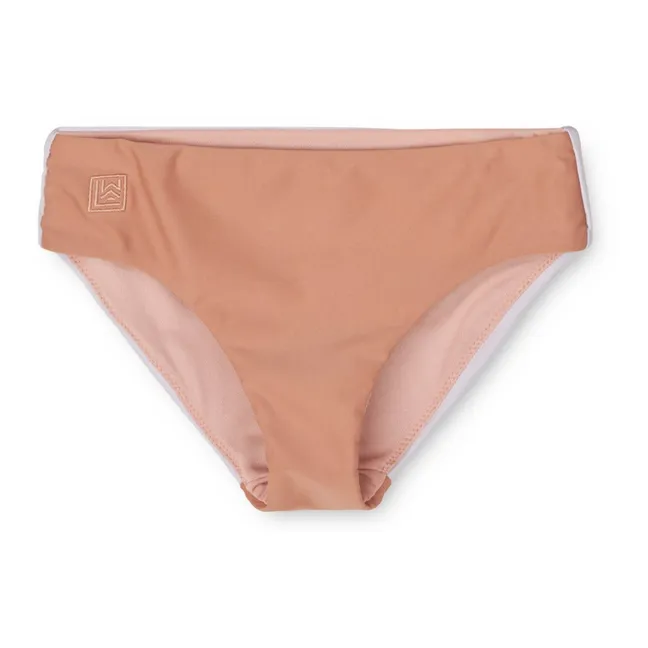 Maillot de Bain 2 pièces Matière Recyclée Bow | Jaune moutarde