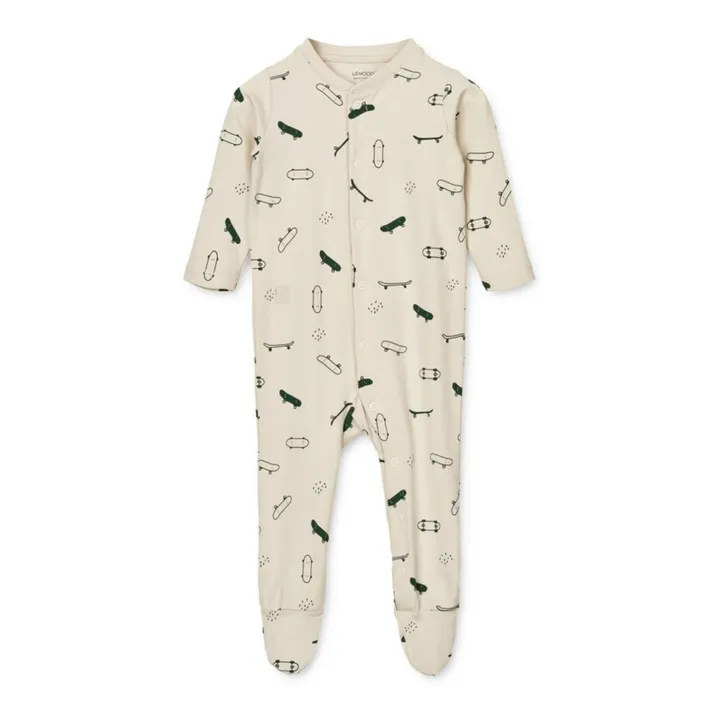 Pijama Boye de algodón orgánico con pies | Crudo- Imagen del producto n°0