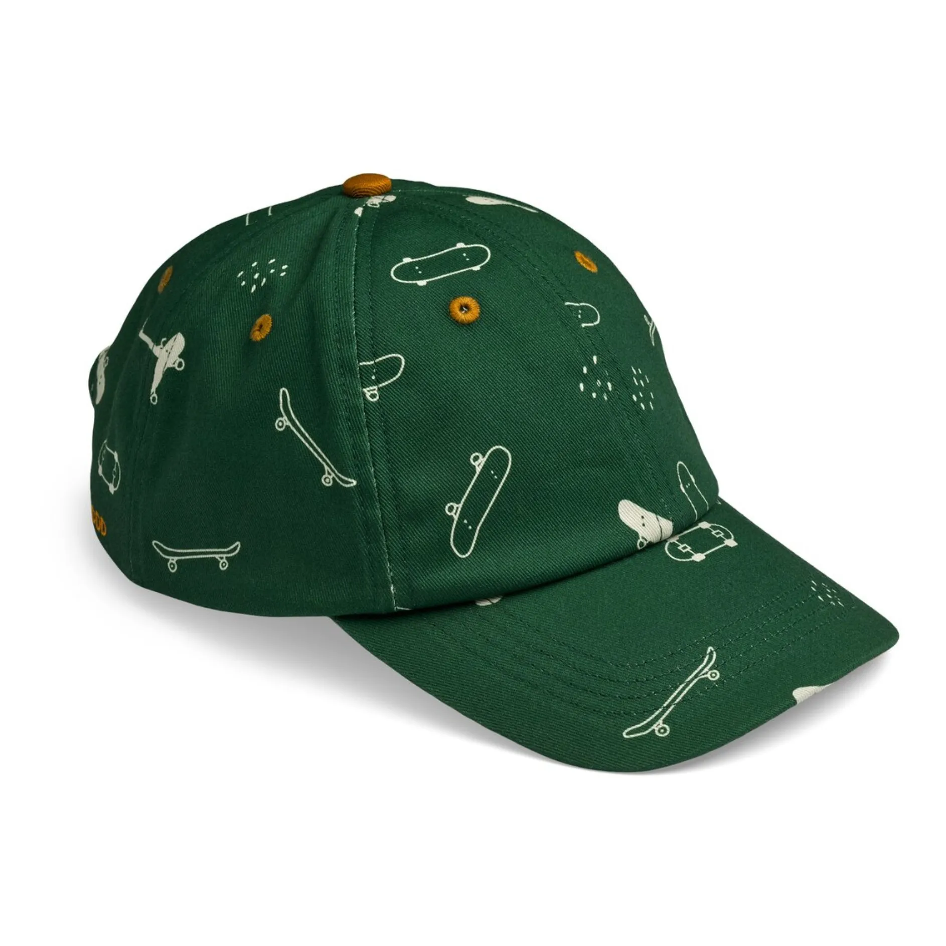 Liewood Dark Green Danny Organic Cotton Baseball Hat