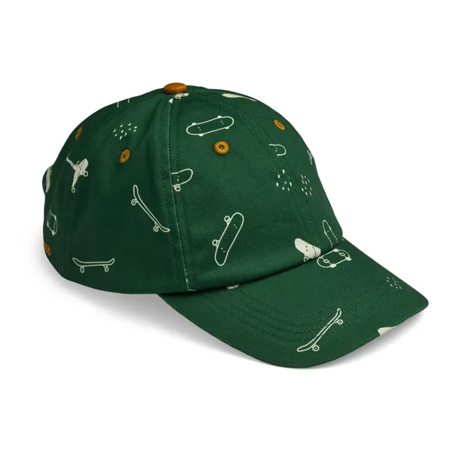 Danny Organic Cotton Baseball Hat | Dark green