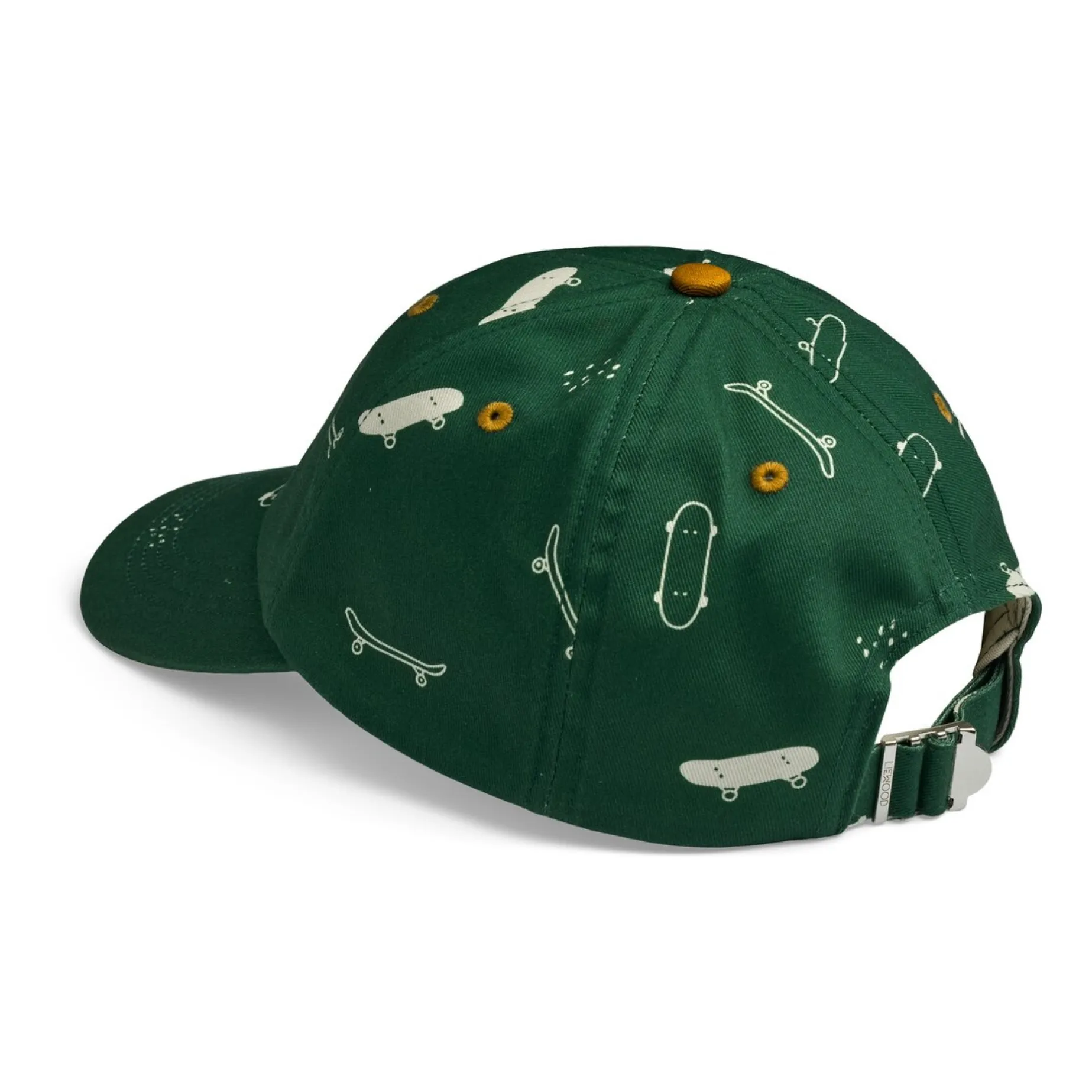 Danny Organic Cotton Baseball Hat | Dark green- Product image n°1