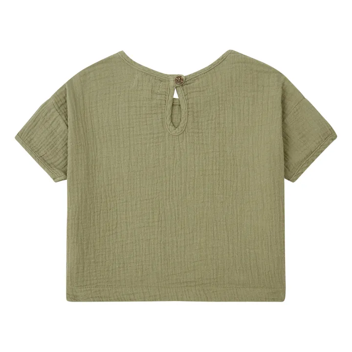 T-Shirt in cotone bio | Salvia- Immagine del prodotto n°2