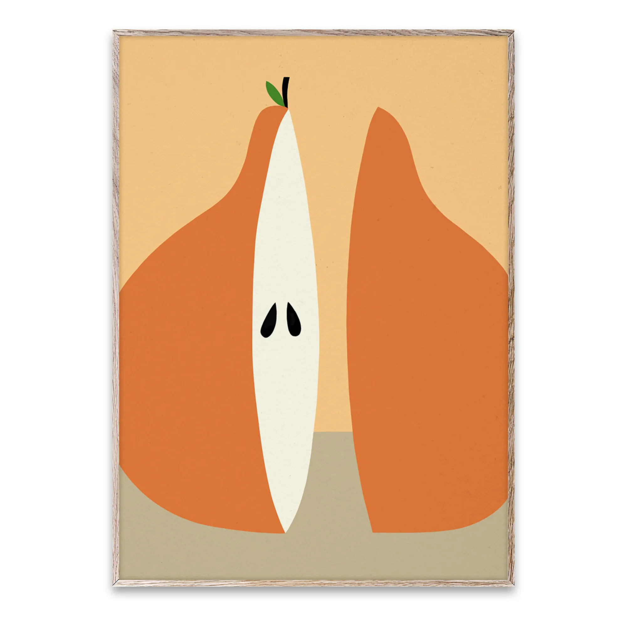 Paper Collective Multicoloured Pear Poster