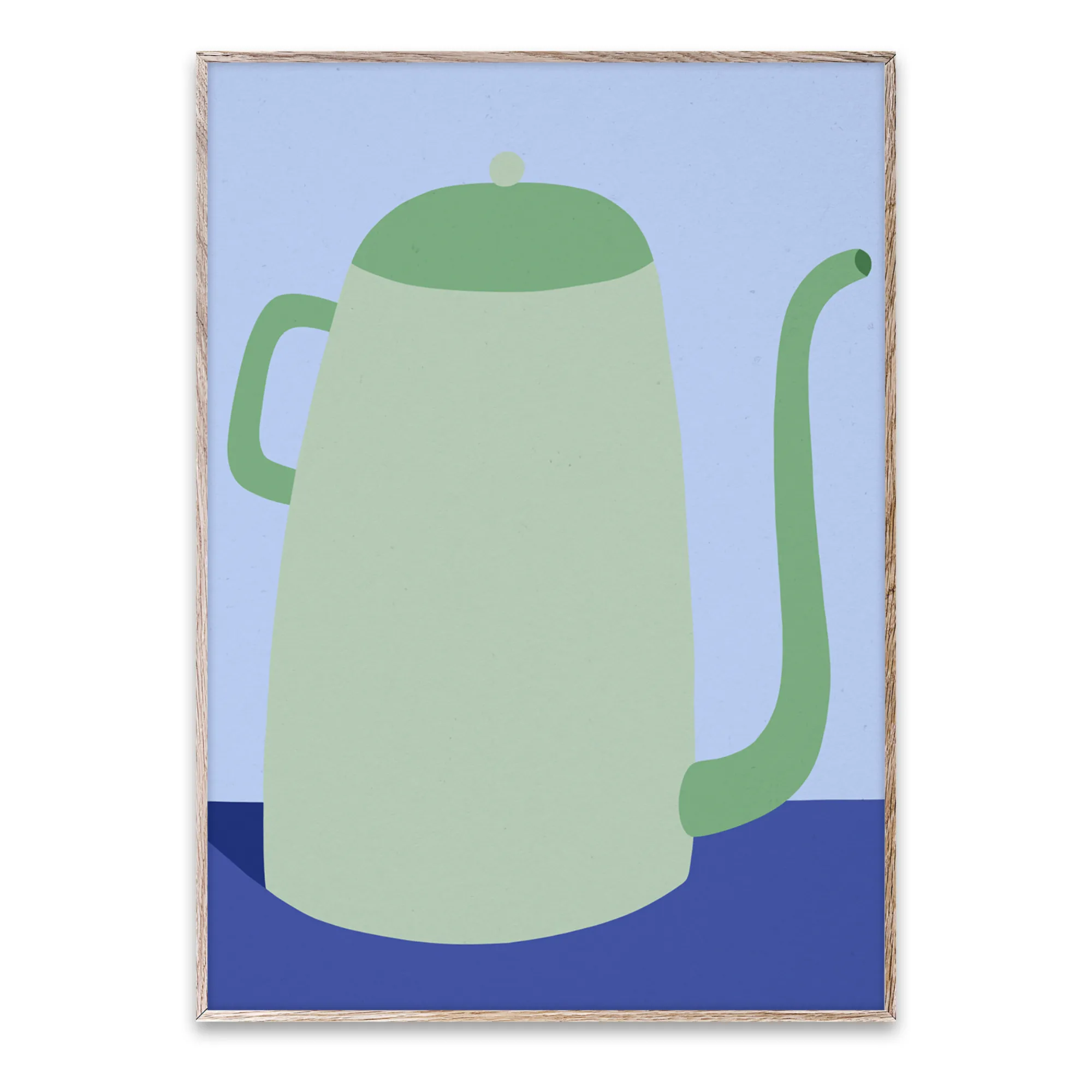 Paper Collective Multicoloured Cafetiere Poster