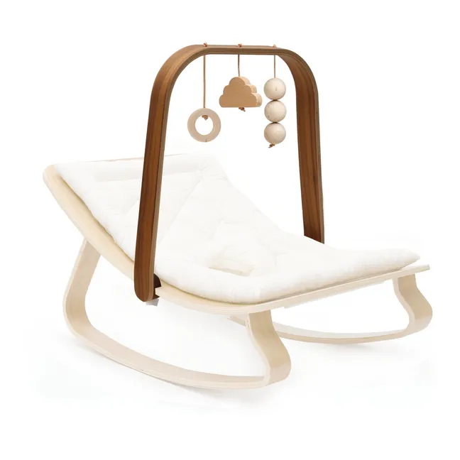 Activity Arch with Toys for Levo Baby Bouncer | Walnut
