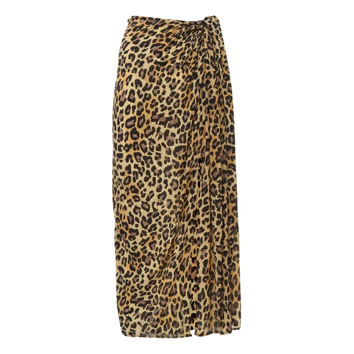 Handkerchief Skirt | Leopard- Product image n°0