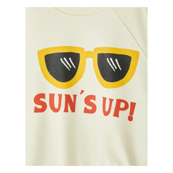 Sun's Up Organic Cotton Sweater | Ecru- Product image n°1