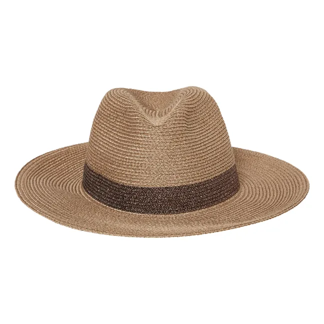 Portofino Lurex Hat | Bronze