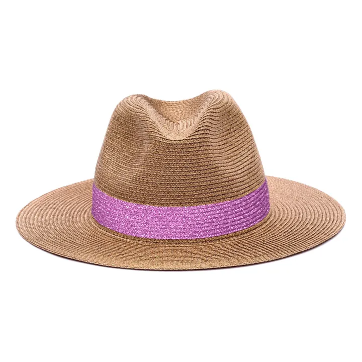 Chapeau Portofino Lurex | Rose- Image produit n°0