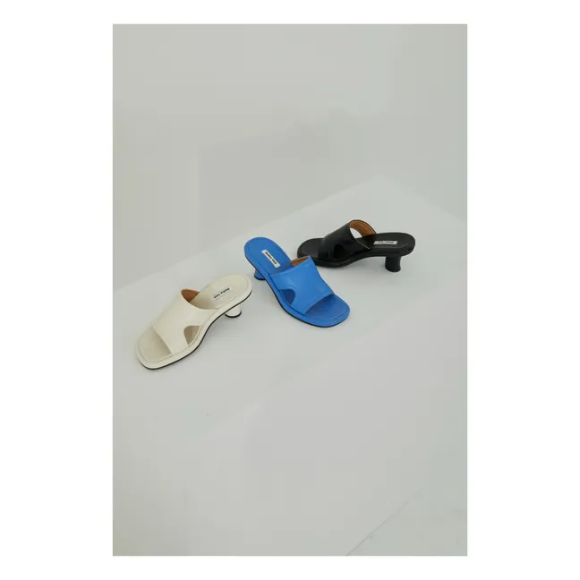 Scarpe Mules Cut-Out | Blu reale