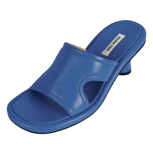 Scarpe Mules Cut-Out | Blu reale