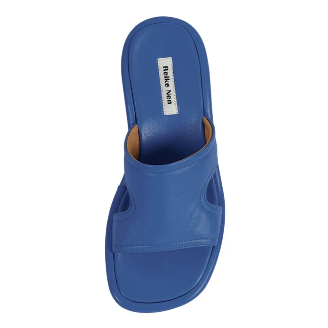 Scarpe Mules Cut-Out | Blu reale