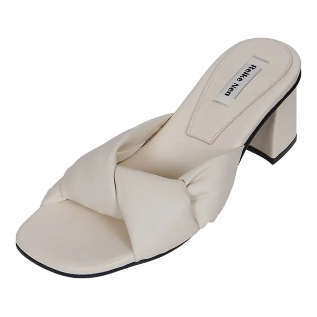 Mules Padded | Ivoire