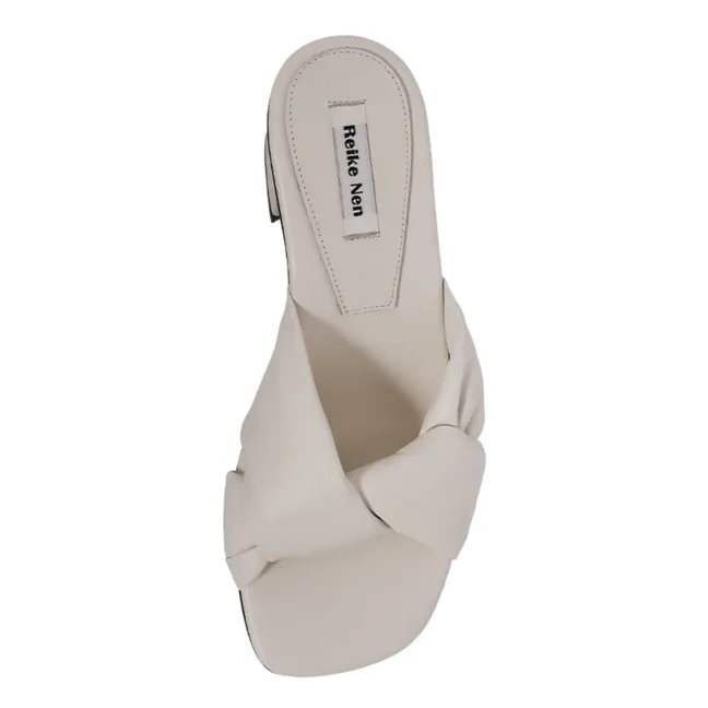 Mules Padded | Ivoire