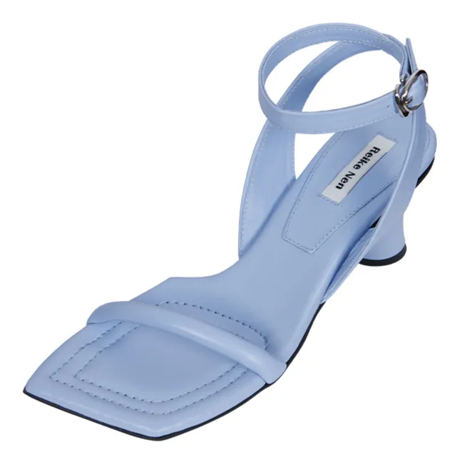 Mules Padded | Bleu ciel