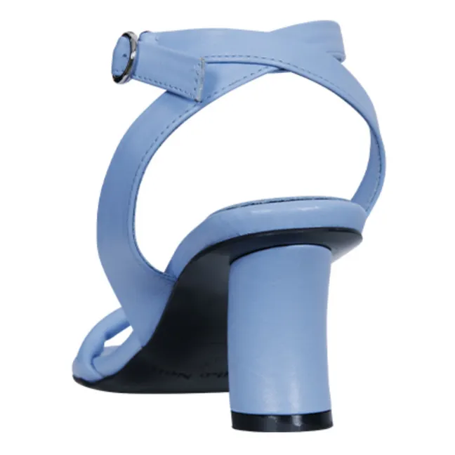 Mules Padded | Bleu ciel