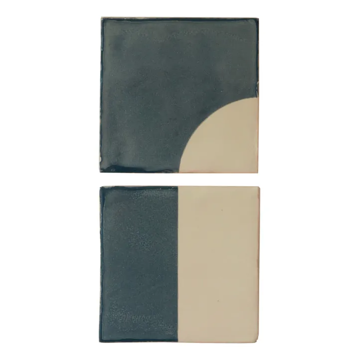 Tiles Wandleuchte | Blau- Produktbild Nr. 1