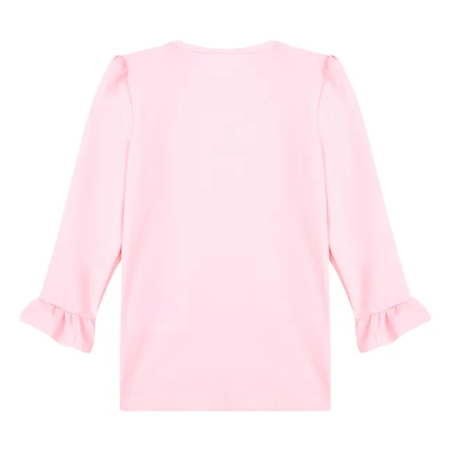T-Shirt Bora Bora in materiale riciclato anti-UV | Rosa chiaro