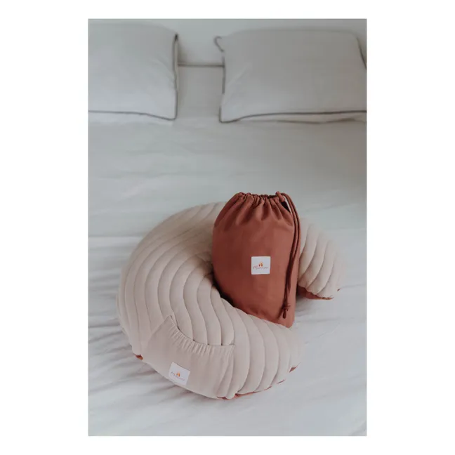 Coussin d'allaitement gonflable | Terracotta