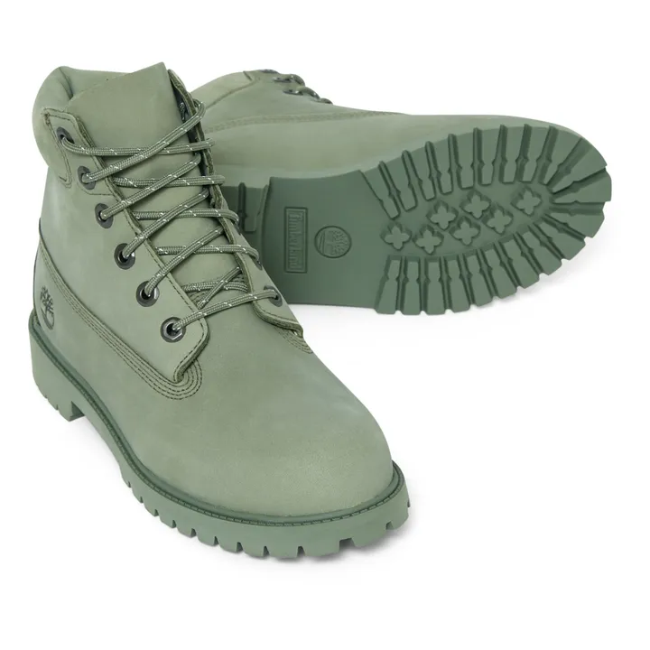 Boots Suède 6In Premium Colorblock | Vert olive- Image produit n°1