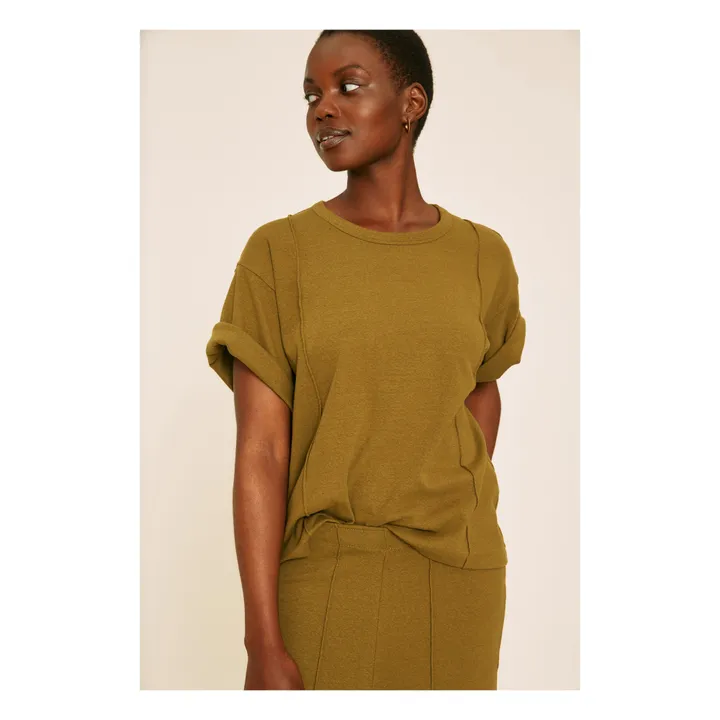 T-Shirt Hova Bio-Baumwolle | Grünolive- Produktbild Nr. 5
