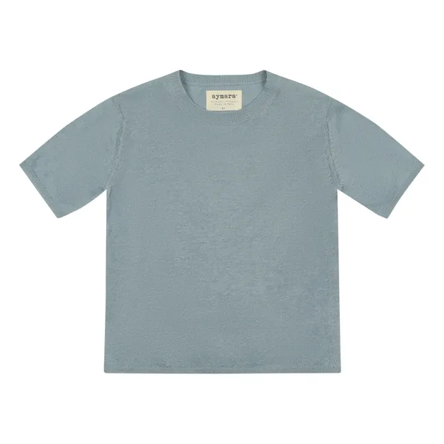Camiseta de lino Bastian | Azul