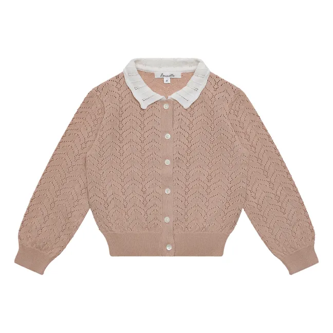 Cardigan Abel | Rose pâle