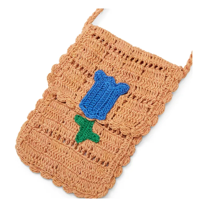 Sac Crochet Fait Main Tulipe | Naturel- Image produit n°1
