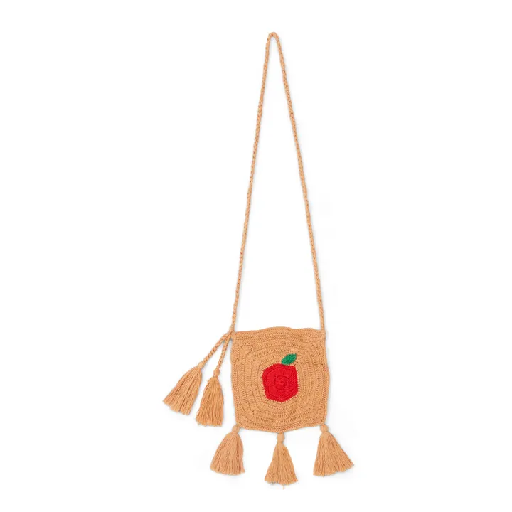 Handmade Apple Crochet Bag | Natural- Product image n°0