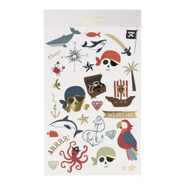 Temporary Pirate Tattoos