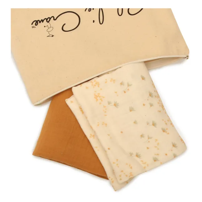 Doli Swaddling Cloths - Set of 2 | Camel