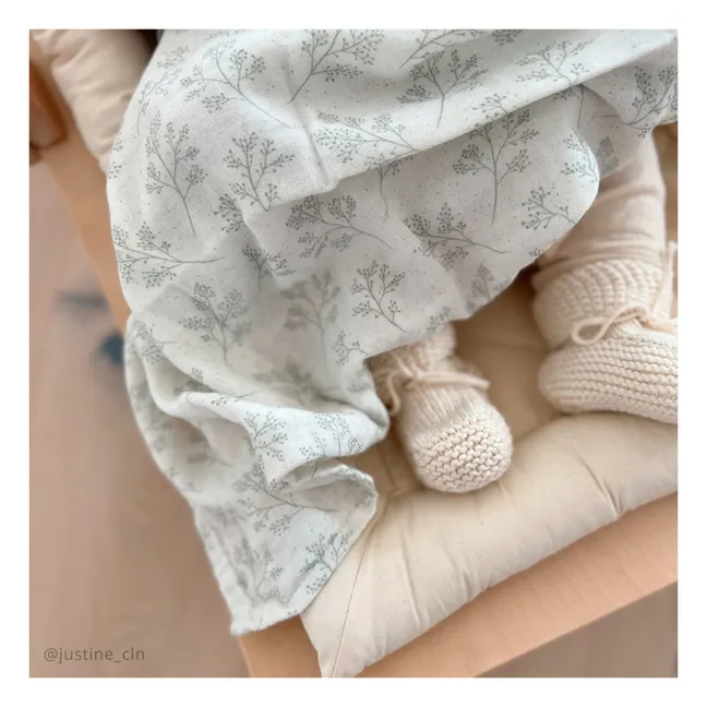 Housse de matelas à langer Noga/Pago | Gris perle