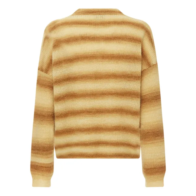 Loose Mohair Sweater | Beige